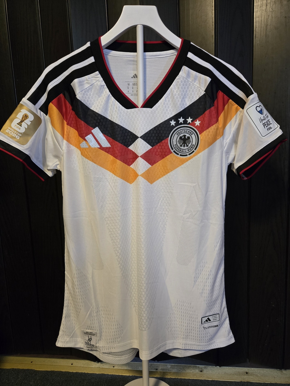 Germany Home Soccer Jersey World Cup 2026 With Fifa Patches